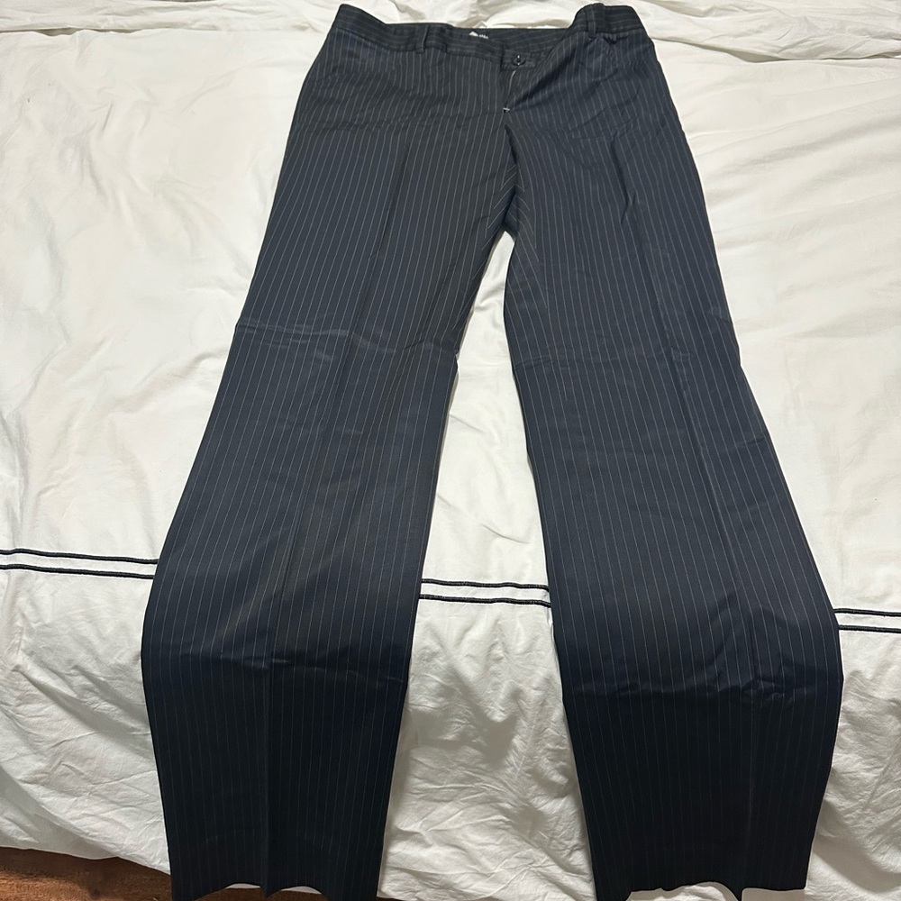 Dolce & Gabbana Black Pinstripe Trousers